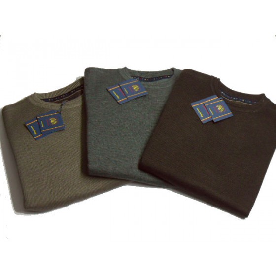 X9700-98 Ocean crew neck Knitted  menswear - borghese.gr