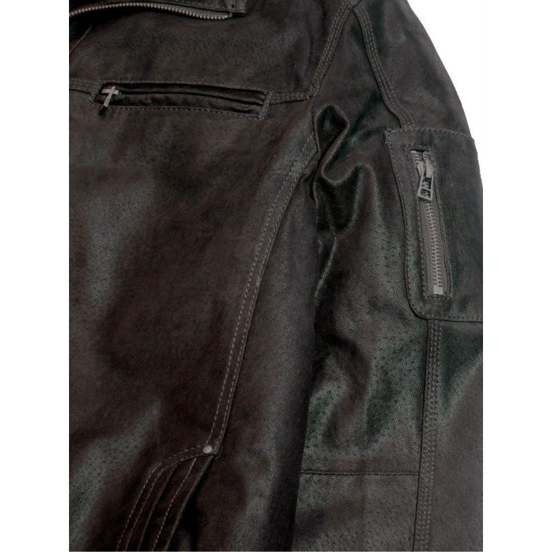 20601 Short leather jacket Leather jackets menswear - borghese.gr