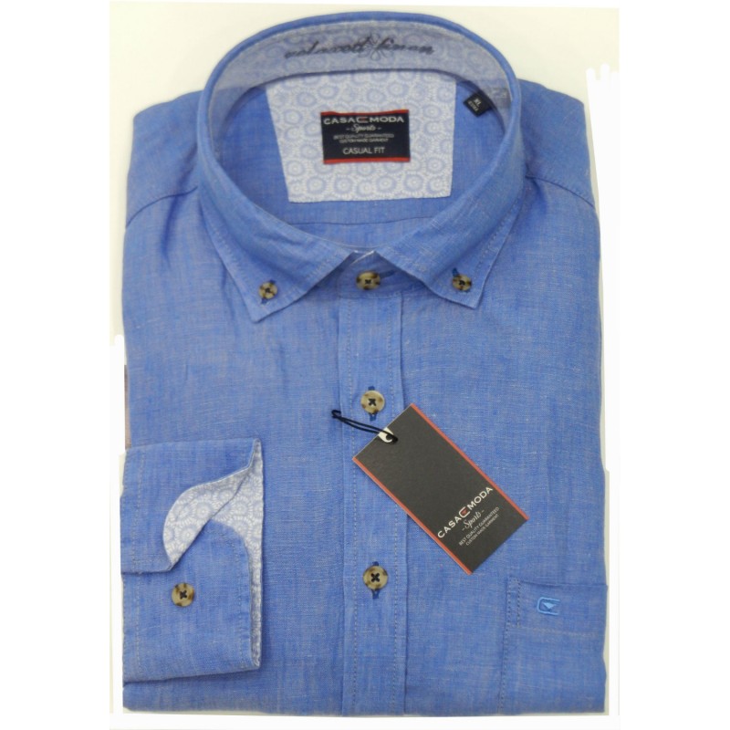 58900-08 CASAMODA Shirt Linen Shirts menswear - borghese.gr