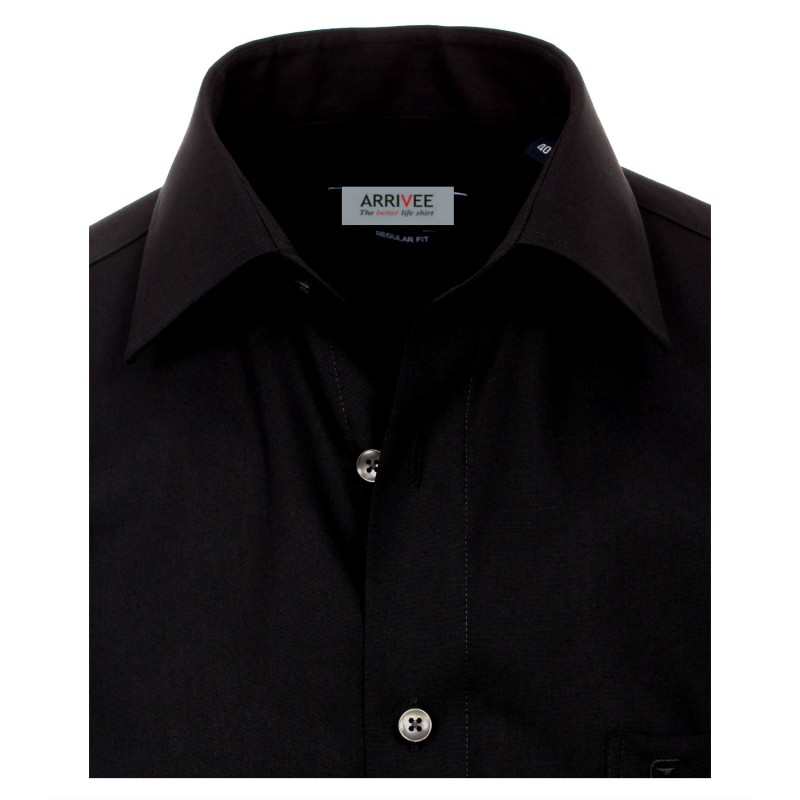 K8512-01 Arivee one color shirt short sleeve Shirts menswear - borghese.gr