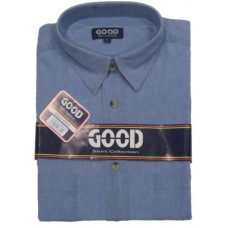 K0305 GOOD Jean shirt long sleeve Shirts menswear - borghese.gr