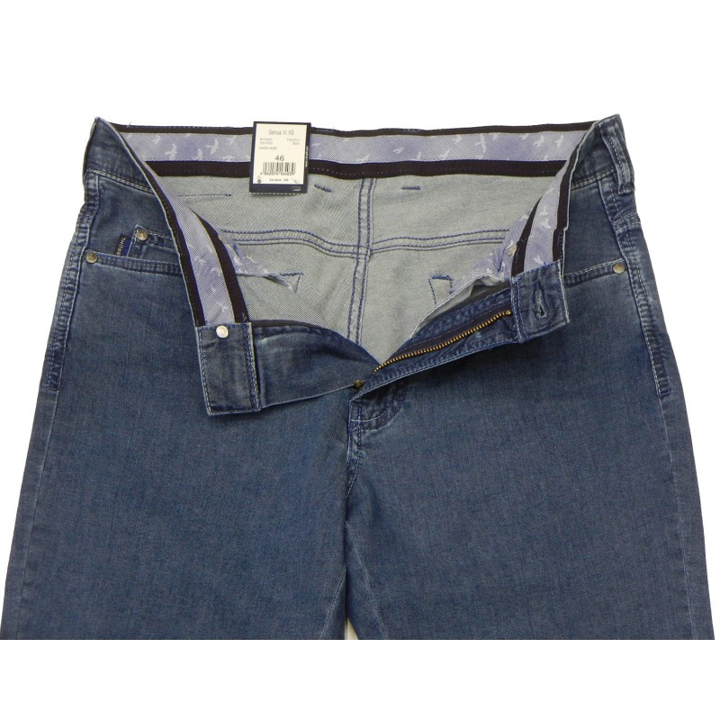 K1000-08 Bruhl 5pocket elastic jean trouser 5pockets and jeans menswear - borghese.gr