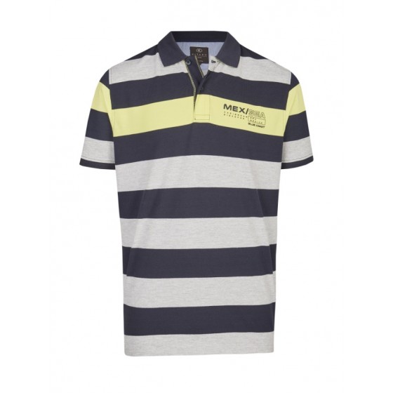 Kitaro Polo-shirt striped Poloshirts T-shirts menswear - borghese.gr