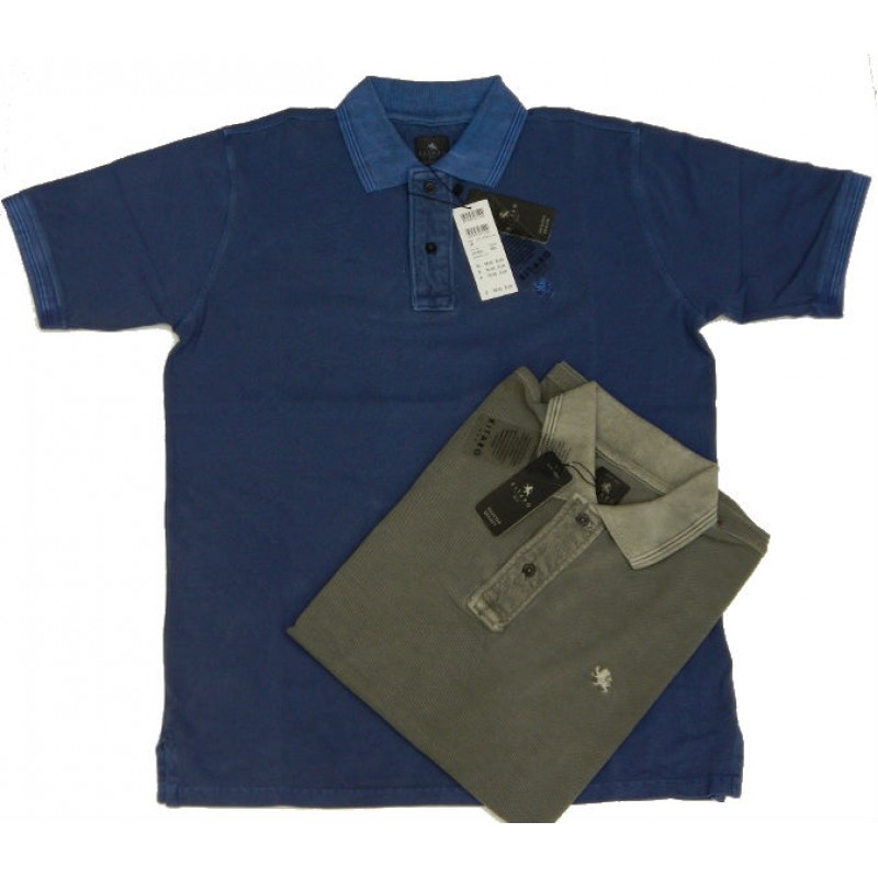 K1541 Kitaro Polo-shirt washed Poloshirts T-shirts menswear - borghese.gr