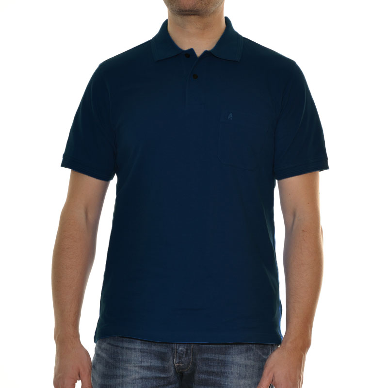 K2091-03 RAGMAN Poloshirt Piqué με τσέπη και μανσέτες, Πόλο και Τ-shirts Ανδρικα ρουχα - borghese.gr