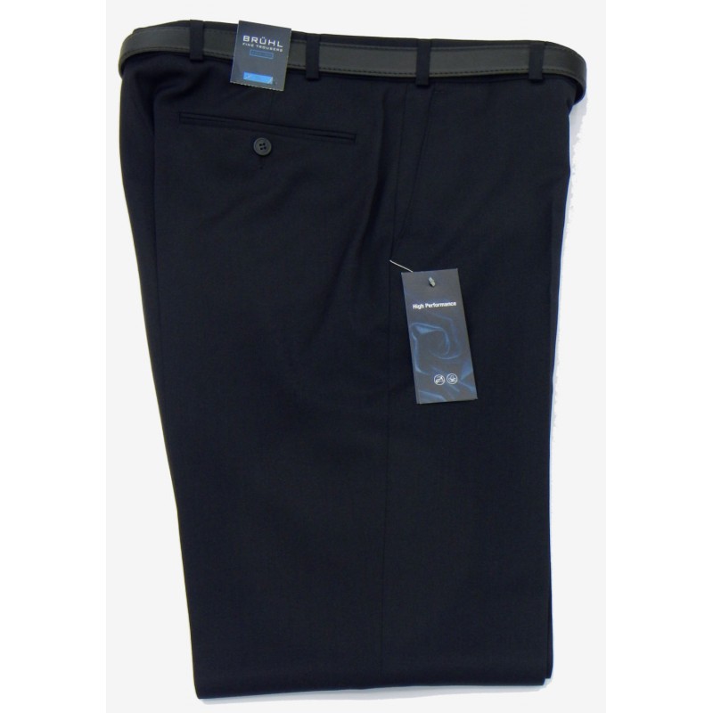K3451-03 BRUHL clasic formal polywool trouser Formal trousers menswear - borghese.gr