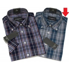 K3543-18 HENDERSON Shirt cheked short sleeve Shirts menswear - borghese.gr
