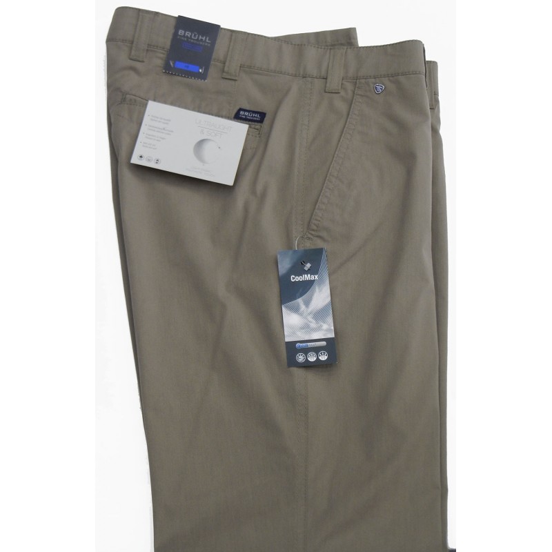 K3641-04 Bruhl COOL MAX Chinos trouser elastic  Chinos trousers menswear - borghese.gr
