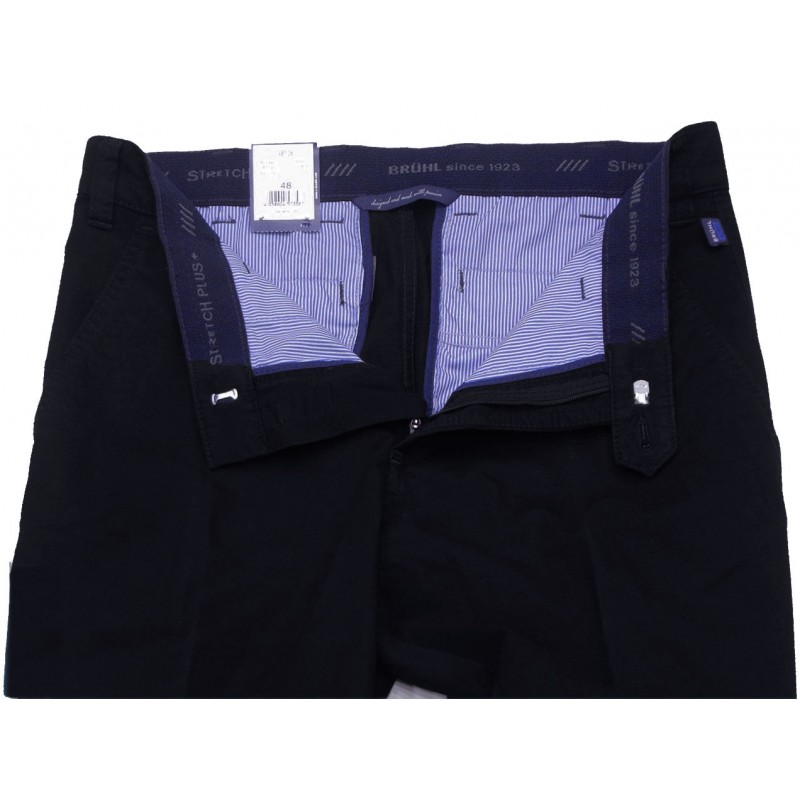 K3720-03 Bruhl NANOTEC Chinos elastic trouser  Chinos trousers menswear - borghese.gr