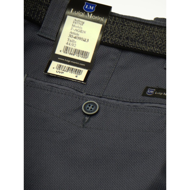 K4090-08 Luigi Morini cotton trouser type jeans menswear - borghese.gr