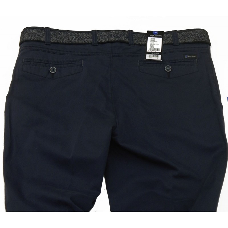 K4097-03 Luigi Morini elastic chinos trouser  Chinos trousers menswear - borghese.gr