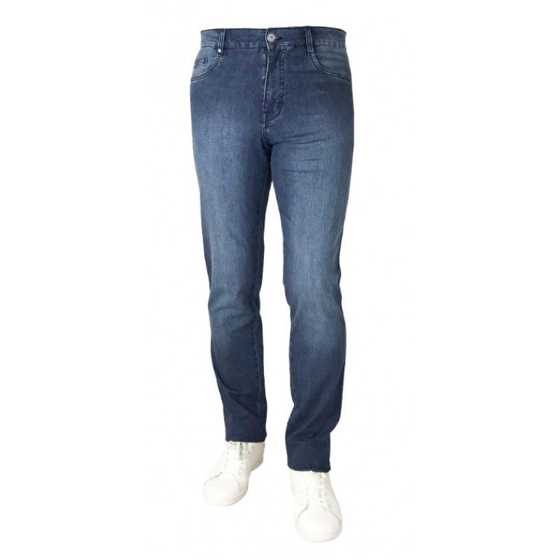 GRANCHIO 5pocket elastic jean trouser