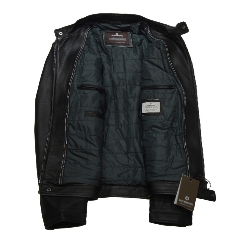 Milestone Short leather jacket Leather jackets menswear - borghese.gr
