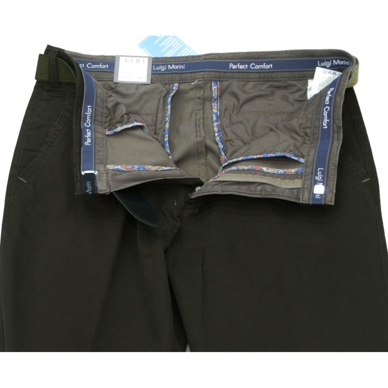 X4155-05 Luigi Morini chinos cotton trouser Chinos trousers menswear - borghese.gr