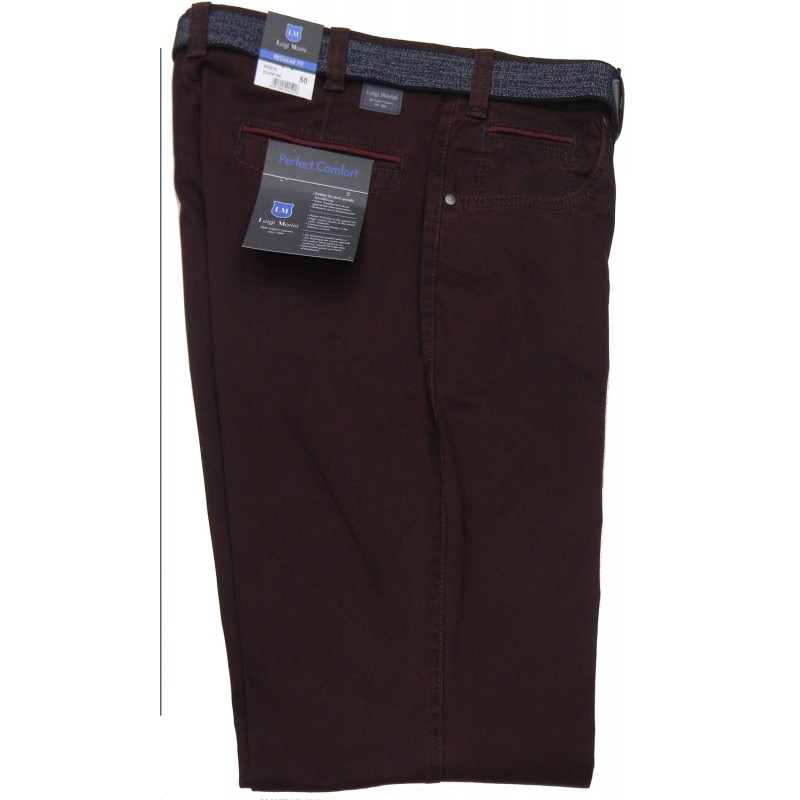 X4161-12 Luigi Morini cotton trouser type jeans menswear - borghese.gr