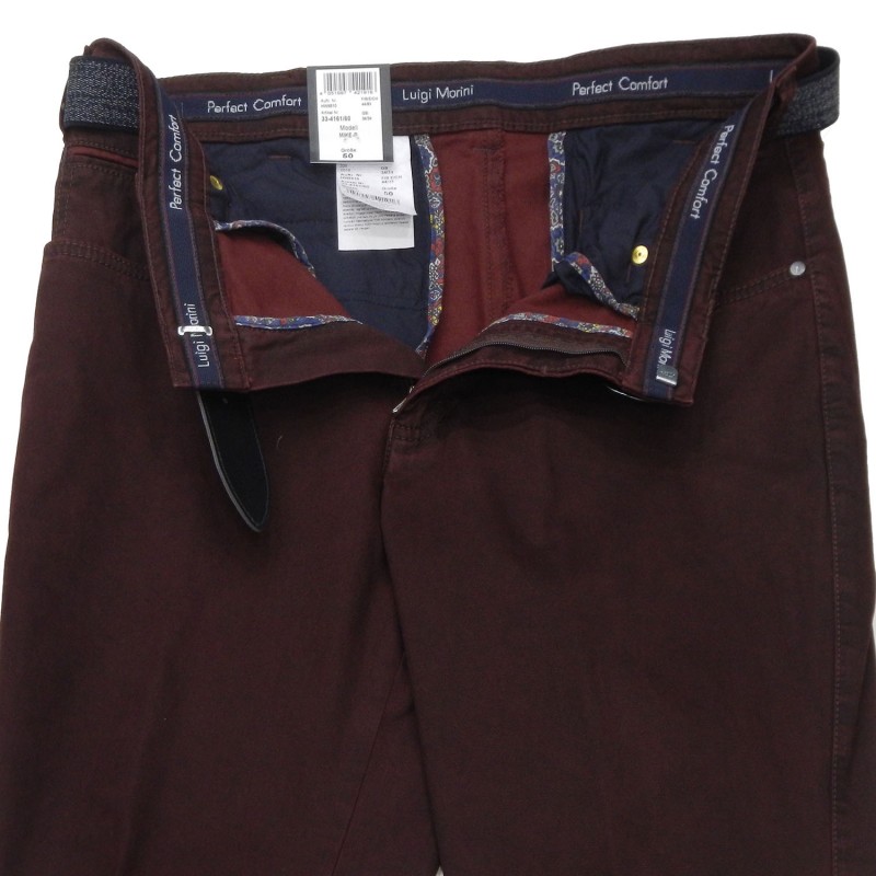 X4161-12 Luigi Morini cotton trouser type jeans menswear - borghese.gr