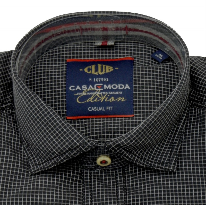 X5300 Casamoda checked shirt Shirts menswear - borghese.gr